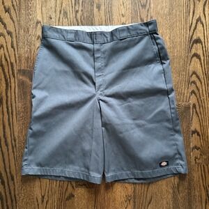 Dickies‎ Loose Fit Work Shorts Gray Casual Everyday Men's Size 40 Skater Classic